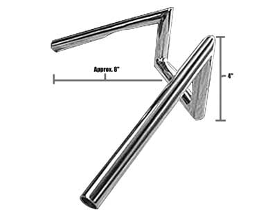 Custom Chrome HARLEY CHROME 1" "60'S" BAR-NARROW STYLE 4" RISE;WIDTH 24.5"