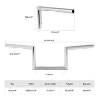 Custom Chrome HARLEY Z BAR - 6 IN RISE