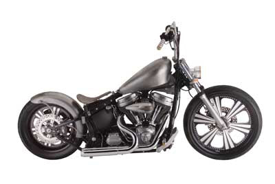 Custom Chrome HARLEY DOUBLE BARREL LOW CHR 86-11