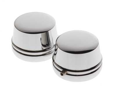 Custom Chrome HARLEY 2K UP FLT TAPPERED AXLE CAPS