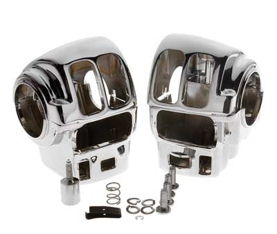 Custom Chrome HARLEY 96UP RADIO/CRUISE HOUSINGS