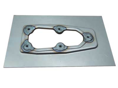 Custom Chrome HARLEY WELD-IN EFI PLATE FOR XL PUMP