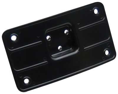 Custom Chrome HARLEY CURVED LAY-DOWN LICENSE BLK