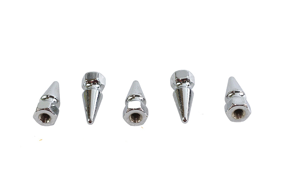 HARLEY Chrome Pike Nut Fine 10-32 Thread Fits 0-  All, Models