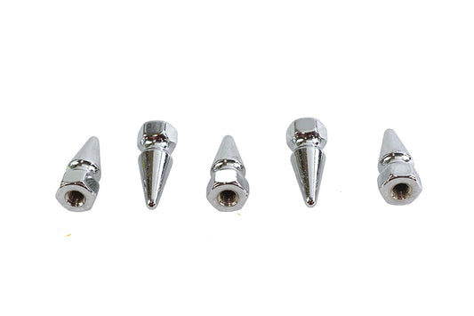 HARLEY Chrome Pike Nut Fine 10-32 Thread Fits 0-  All, Models