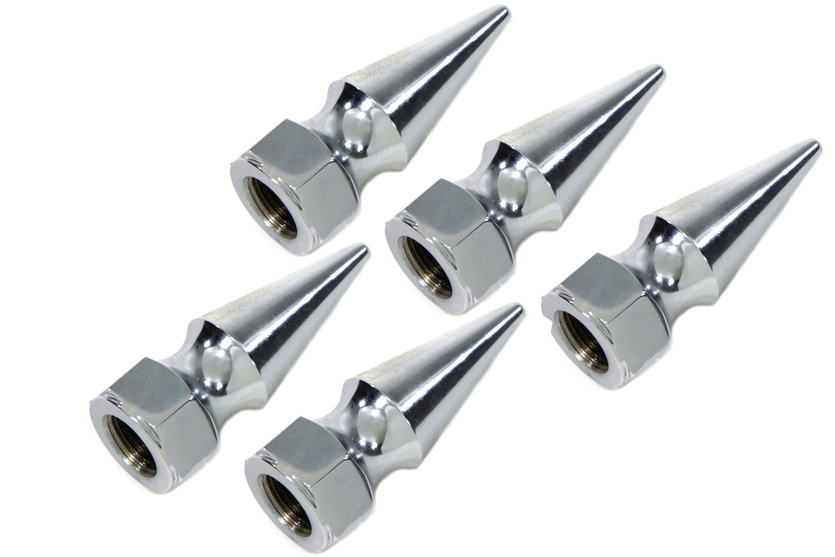 HARLEY Chrome Pike Nut Fine 1/4 inch-28 Thread Fits 0-  All, Models