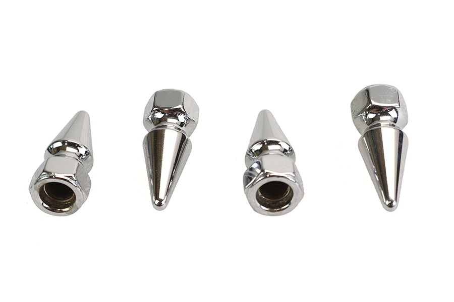 HARLEY Chrome Pike Nut Fine 5/16 inch-24 Thread Fits 0-  All, Models