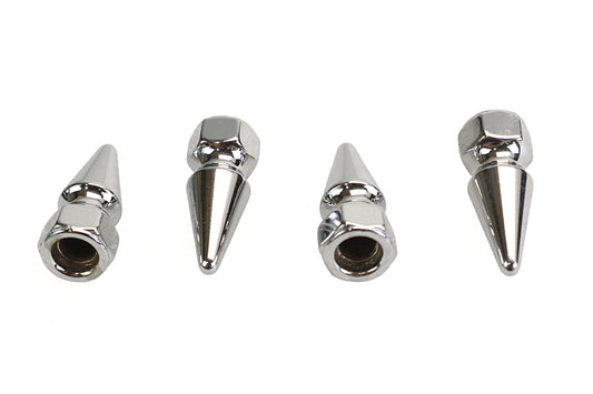 HARLEY Chrome Pike Nut Fine 5/16 inch-24 Thread Fits 0-  All, Models