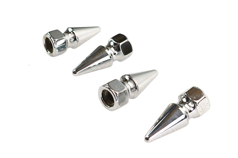 HARLEY Chrome Pike Nut Fine 5/16 inch-24 Thread Fits 0-  All, Models