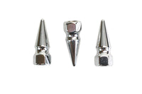 HARLEY Chrome Pike Nut Fine 3/8 inch-24 Thread Fits 0-  All, Models