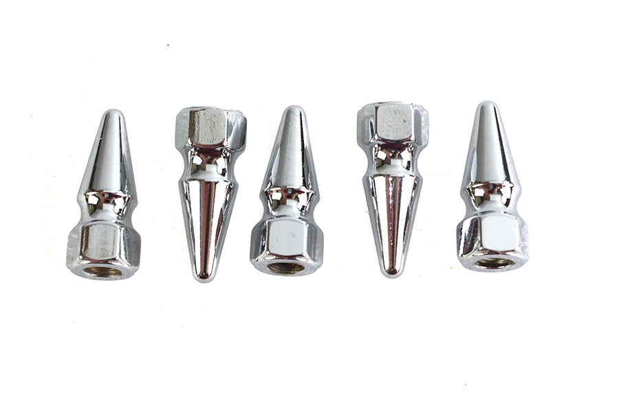 HARLEY Chrome Pike Nut 1/4 inch-20 Coarse Thread Fits 0-  All, Models