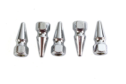 HARLEY Chrome Pike Nut 1/4 inch-20 Coarse Thread Fits 0-  All, Models
