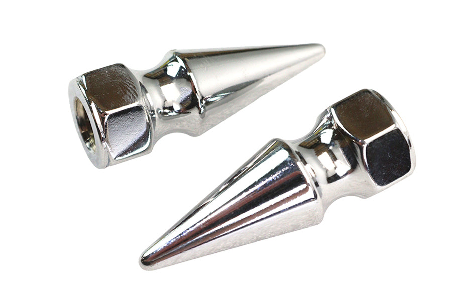 HARLEY Chrome Pike Nut 7/16 inch-14 Coarse Thread Fits 0-  All, Models
