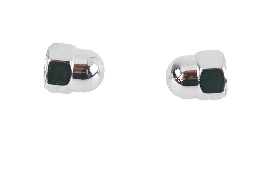 HARLEY Chrome Acorn Nut Set Fine 7/16 inch-20 Thread Fits 0-  All, Models
