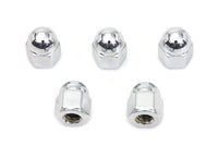 HARLEY Chrome Acorn Nut 1/4 inch-20 Coarse Thread Fits 0-  All, Models