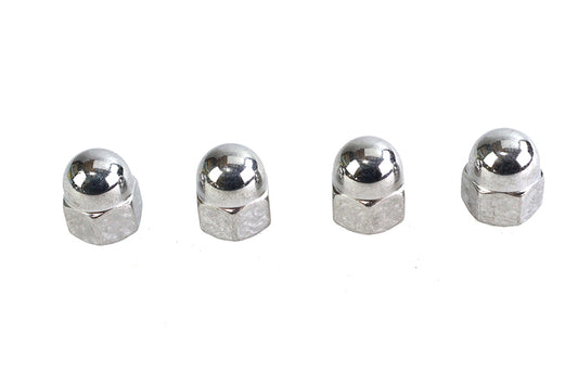 HARLEY Chrome Acorn Nut 5/16 inch-18 Coarse Thread Fits 0-  All, Models
