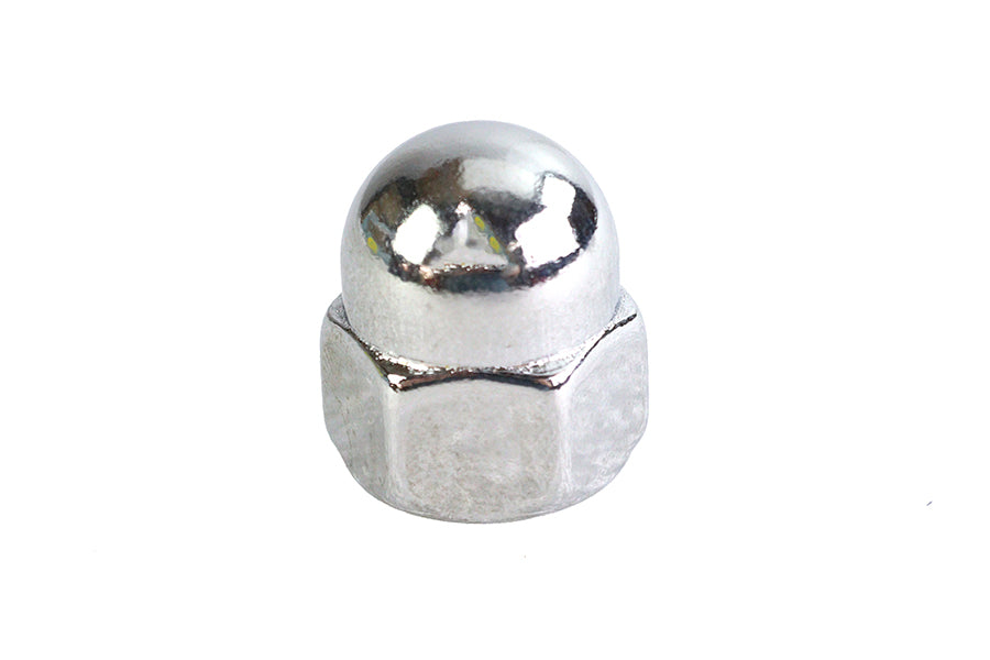 HARLEY Chrome Acorn Nut 1/2 inch-13 Coarse Thread Fits 0-  All, Models