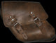 Custom Chrome HARLEY FXD SOLO SIDE BAG BROWN