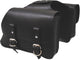 Custom Chrome HARLEY BLACK LEATHER THROW OVER SADDLEBAGS