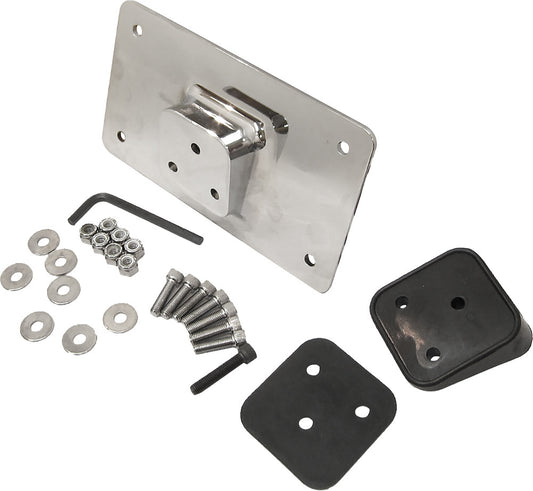 HARLEY HARDDRIVE LAY DOWN LICENSE PLATE MOUNT FENDER MOUNT CHROME  33-606