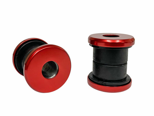 HARLEY PRO ONE HANDLEBAR RISER DAMPER KIT POLYURETHANE BUSHING RED ANODI  103070R