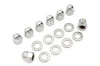 HARLEY Chrome Cylinder Base Acorn Nut and Washer Fits 1941-1977 FL,   1971-1977 FX,   1936-1940 EL,