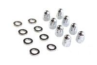 HARLEY Chrome Cylinder Base Acorn Nut and Washer Fits 1957-1984 XL,