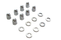 HARLEY Chrome Cylinder Base Acorn Nut and Washer Fits 1957-1984 XL,