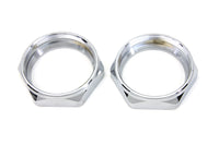 HARLEY Chrome Intake Manifold Nuts Fits 1941-1954 FL,   1940-1952 EL,   1953-1956 K,