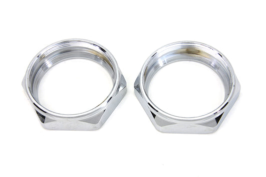 HARLEY Chrome Intake Manifold Nuts Fits 1941-1954 FL,   1940-1952 EL,   1953-1956 K,