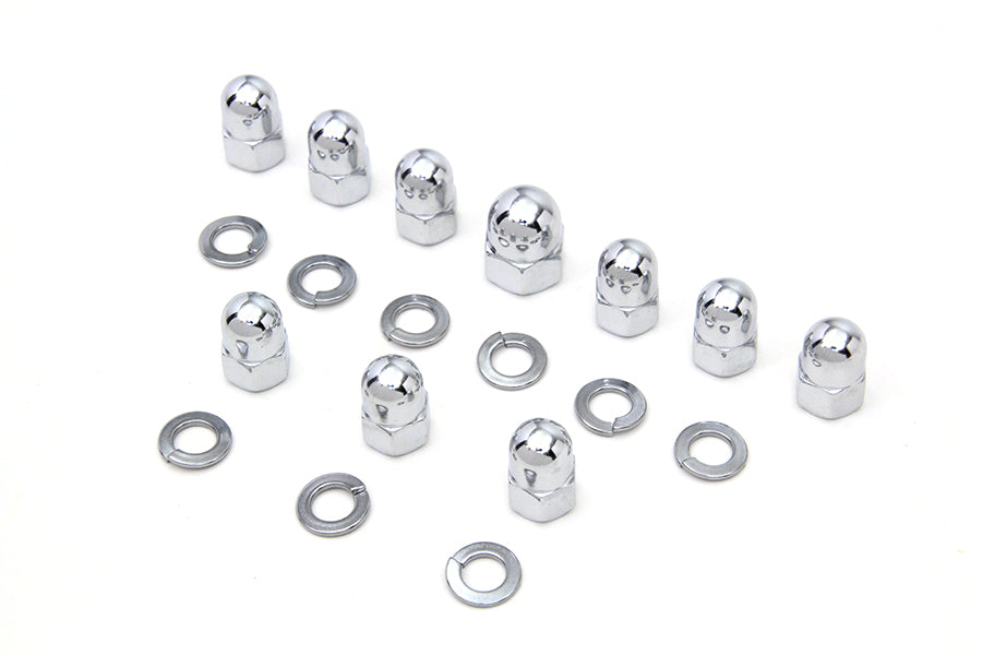 HARLEY Chrome Transmission Side Cover Kit Fits 1936-1940 EL,   1937-1948 UL,   1941-1984 FL,   1971-