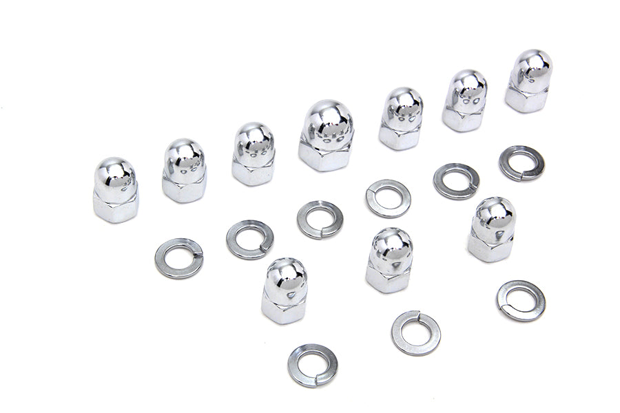 HARLEY Chrome Transmission Side Cover Kit Fits 1936-1940 EL,   1937-1948 UL,   1941-1984 FL,   1971-