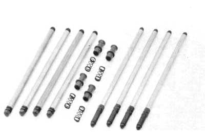 HARLEY Colony Solid Pushrod Kit with Adapters Fits 1953-1965 FL, 74"
7131-8"