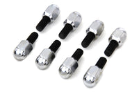 HARLEY Chrome Acorn Tappet Base Bolt 1/4 inch X 24 Thread Fits 1936-1940 EL,   1971-1975 FX,