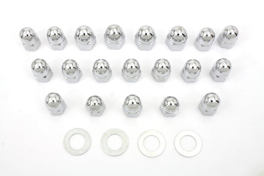 HARLEY Acorn Rocker Box Nut Set Fits 1966-1984 FL,   1971-1984 FX,   1982-1983 FXR,   1979-1983 FLT,