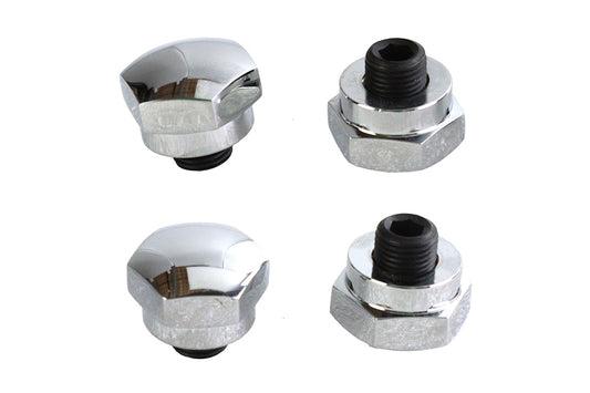 HARLEY Chrome Rocker Shaft End Plug Fits 1971-1984 FL,   1971-1984 FX,   1979-1983 FLT,   1982-1983