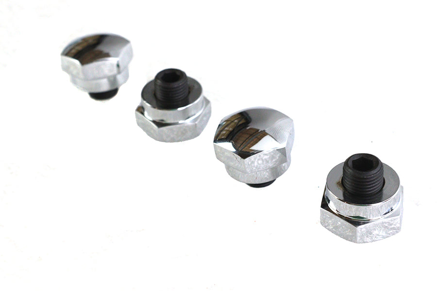HARLEY Chrome Rocker Shaft End Plug Fits 1971-1984 FL,   1971-1984 FX,   1979-1983 FLT,   1982-1983