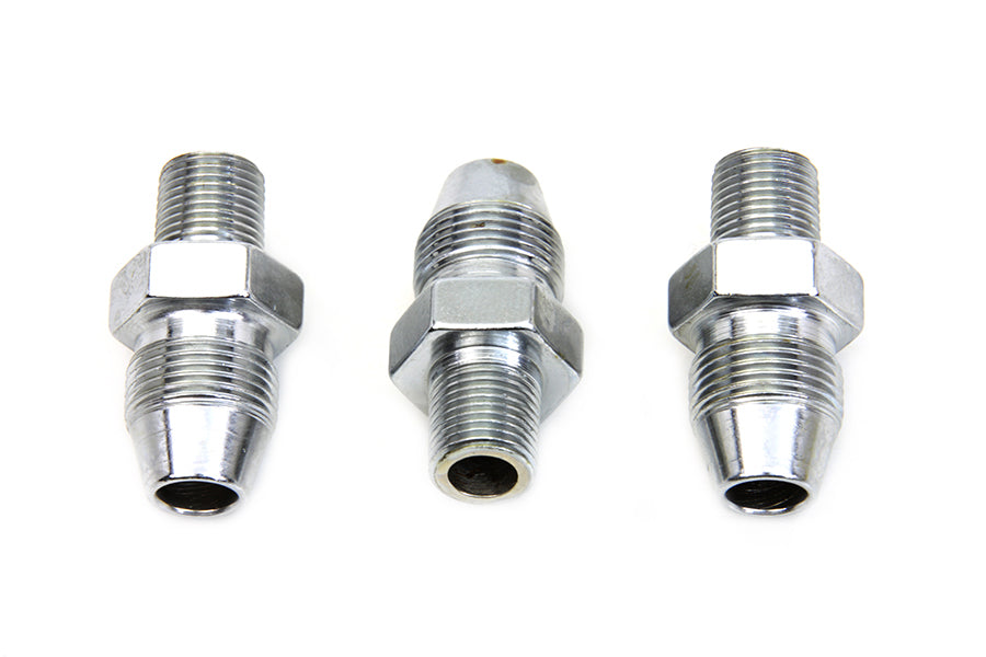 HARLEY Chrome Oil Line Fitting Fits 1941-1964 FL,   1936-1952 EL,   1938-1948 UL,   1936-1952 WL,