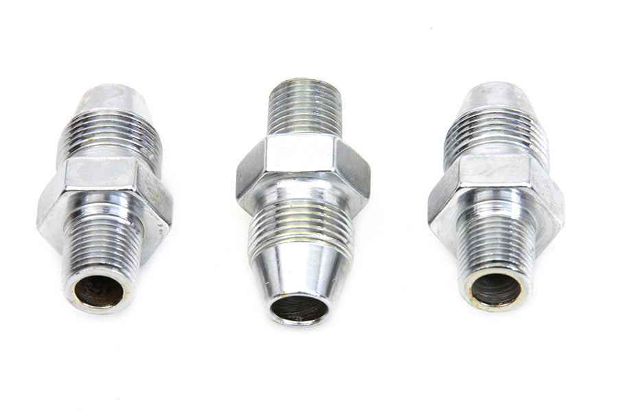 HARLEY Chrome Oil Line Fitting Fits 1941-1964 FL,   1936-1952 EL,   1938-1948 UL,   1936-1952 WL,