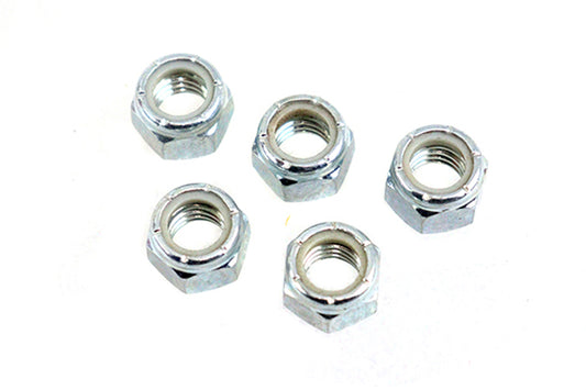 HARLEY Zinc Plated Hex Nuts 1/4 inch-20 Nyloc fits 0-  All,