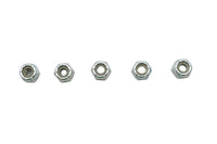 HARLEY Zinc Plated Hex Nuts 1/4 inch-20 Nyloc Fits 0-  All, models