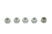 HARLEY Zinc Plated Hex Nuts 1/4 inch-28 Nyloc Fits 0-  All, models