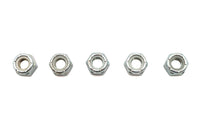 HARLEY Zinc Plated Hex Nuts 5/16 inch-18 Nyloc Fits 0-  All, models