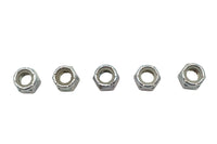 HARLEY Zinc Plated Hex Nuts 3/8 inch-16 Nyloc Fits 0-  All, models