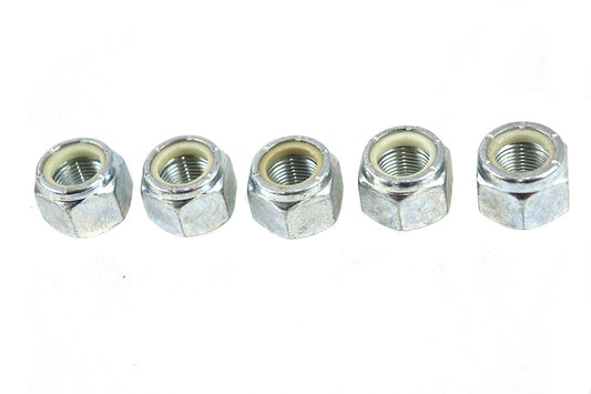 HARLEY Zinc Plated Hex Nuts 5/8 inch-18 Nyloc fits 0-  All,