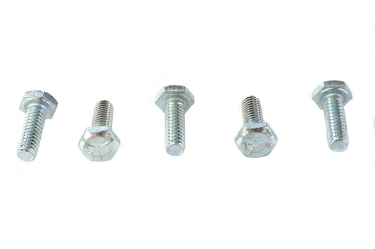 HARLEY Hex Cap Bolts Zinc 1/4 inch X 3/4 inch Fits 0-  All, models