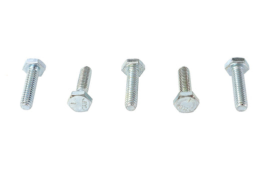 HARLEY Hex Cap Bolts Zinc 1/4 inch-20 x 1 inch Fits 0-  All, models