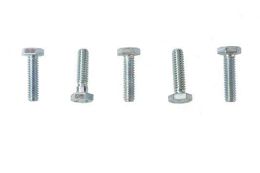 HARLEY Hex Cap Bolts Zinc 1/4 inch-20 x 1 inch Fits 0-  All, models