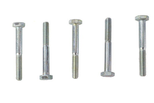 HARLEY Hex Cap Bolts Zinc 1/4 inch X 2 inch Fits 0-  All, models