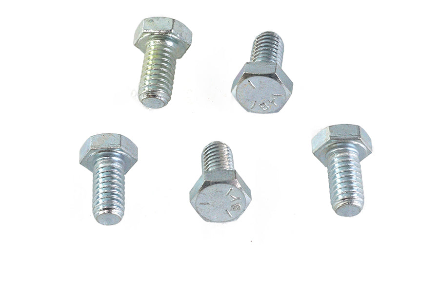 HARLEY Hex Cap Bolts Zinc 5/16 inch X 5/8 inch Fits 0-  All, models